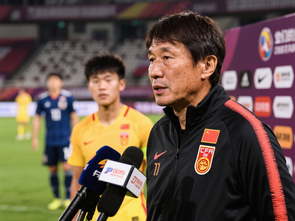 日本国奥主帅在赛前接受采访时强调，面对中