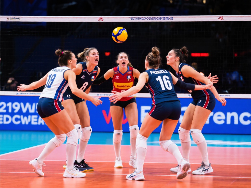 以2019年的欧锦赛为例，法国女排在这次